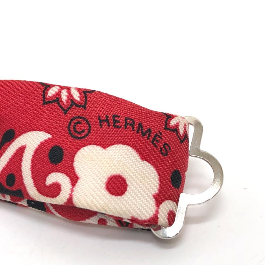 HERMES エルメス ヌーパピヨン アクセサリー リボン りぼん 蝶ネクタイ レッド メンズ【中古】 | HERMES | 03