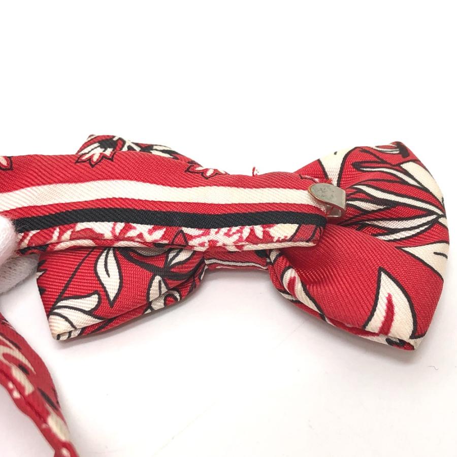 HERMES エルメス ヌーパピヨン アクセサリー リボン りぼん 蝶ネクタイ レッド メンズ【中古】 | HERMES | 04