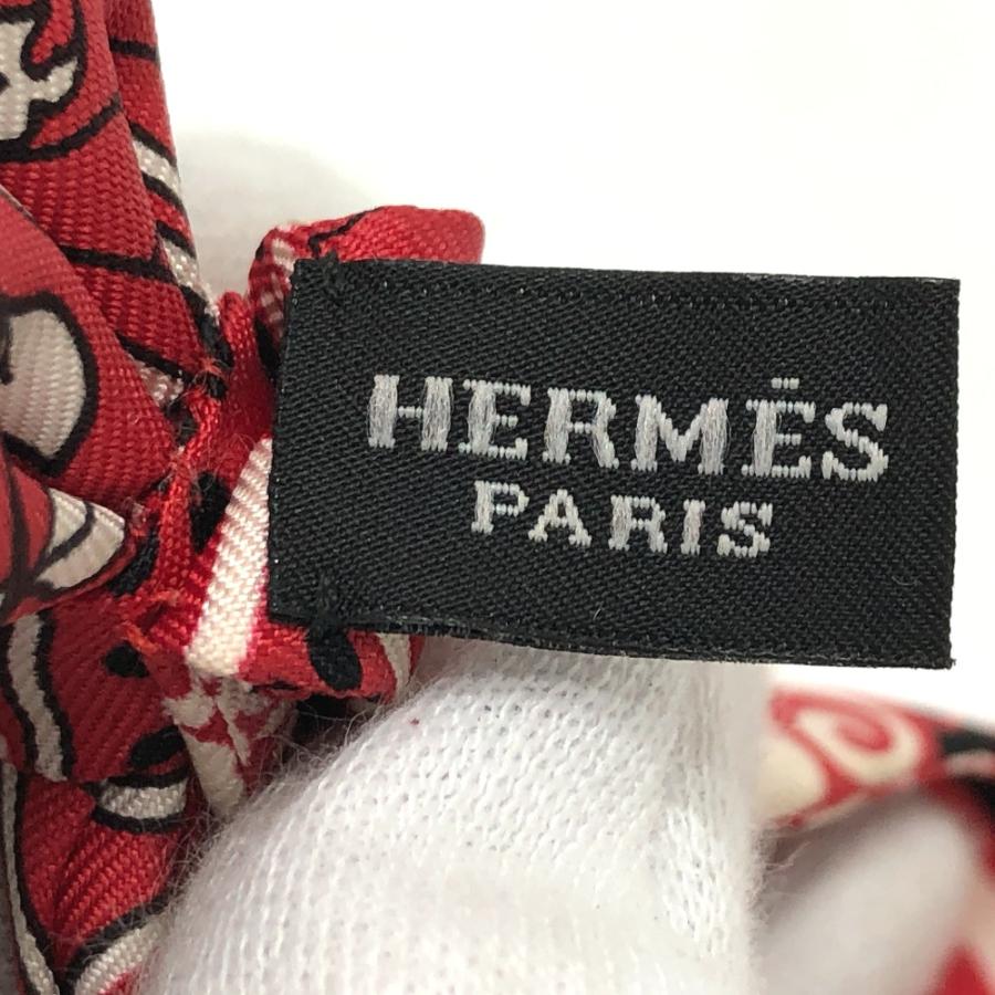 HERMES エルメス ヌーパピヨン アクセサリー リボン りぼん 蝶ネクタイ レッド メンズ【中古】 | HERMES | 05