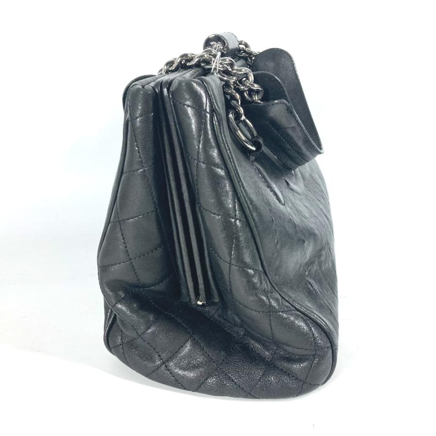 CHANEL シャネル CC ココマーク Wチェーン 肩掛け カバン ショルダーバッグ ブラック レディース【中古】 | CHANEL | 02