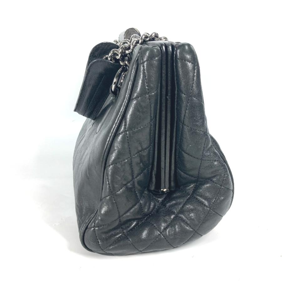 CHANEL シャネル CC ココマーク Wチェーン 肩掛け カバン ショルダーバッグ ブラック レディース【中古】 | CHANEL | 03