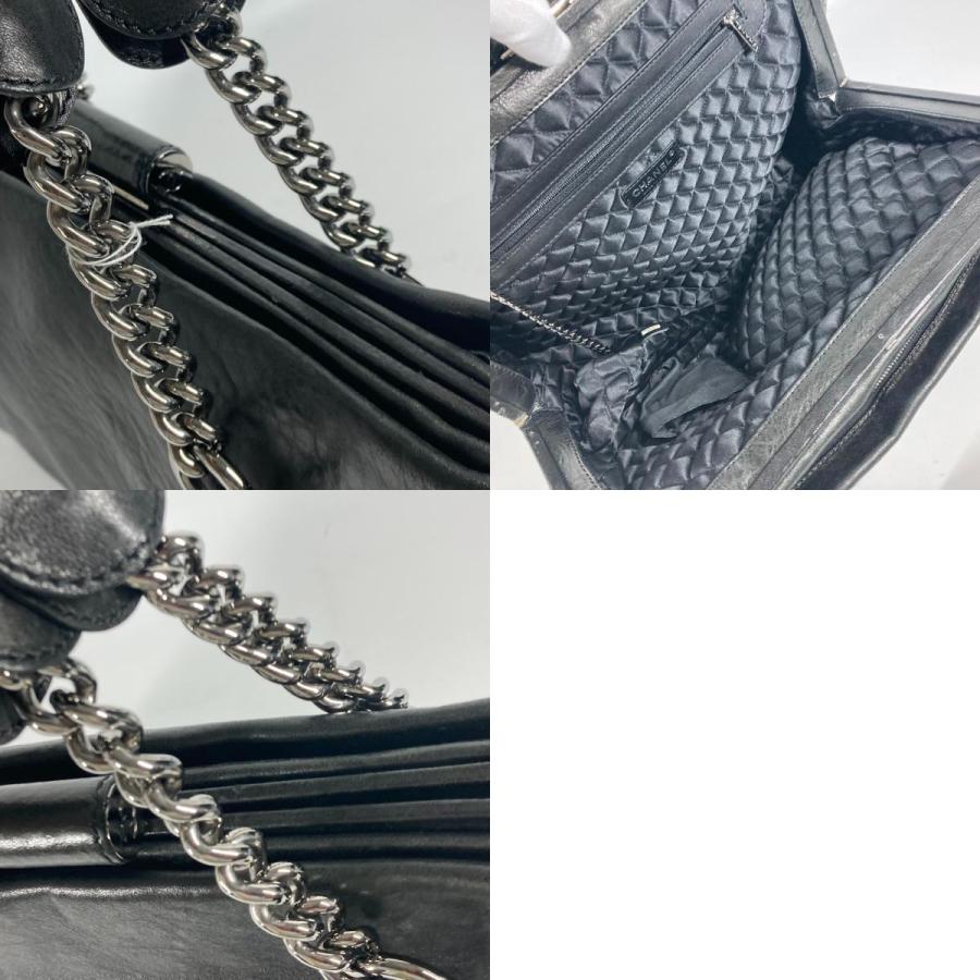 CHANEL シャネル CC ココマーク Wチェーン 肩掛け カバン ショルダーバッグ ブラック レディース【中古】 | CHANEL | 09