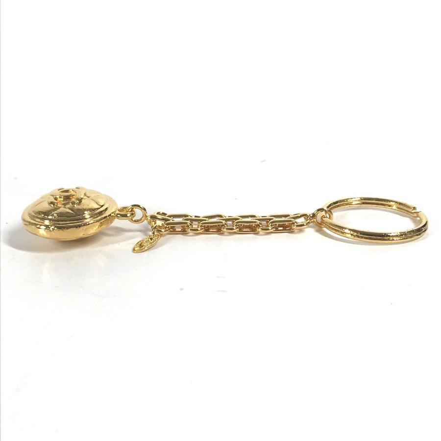 CHANEL シャネル CC ココマーク バッグチャーム マトラッセ キルティング ヴィンテージ チェーン キーホルダー ゴールド【中古】 | CHANEL | 04