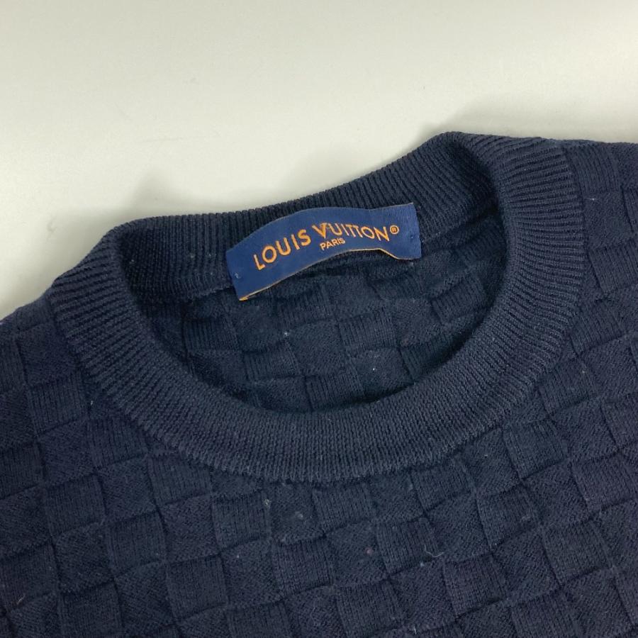 LOUIS VUITTON ルイヴィトン 長袖 トップス アパレル ダミエ セーター ネイビー メンズ【中古】 | LOUIS VUITTON | 05
