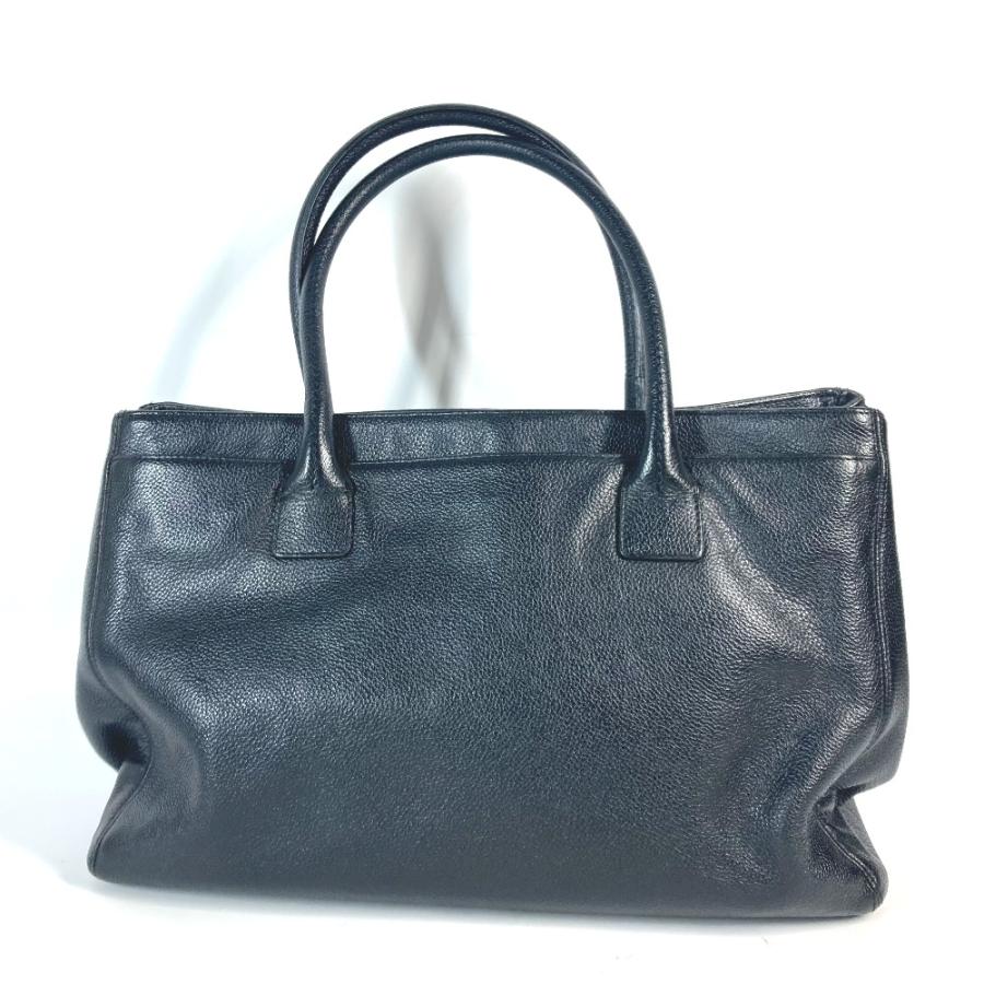 CHANEL シャネル エグゼグティブトート 2.55金具 ショルダーバッグ 肩掛け カバン トートバッグ ブラック レディース【中古】 | CHANEL | 01