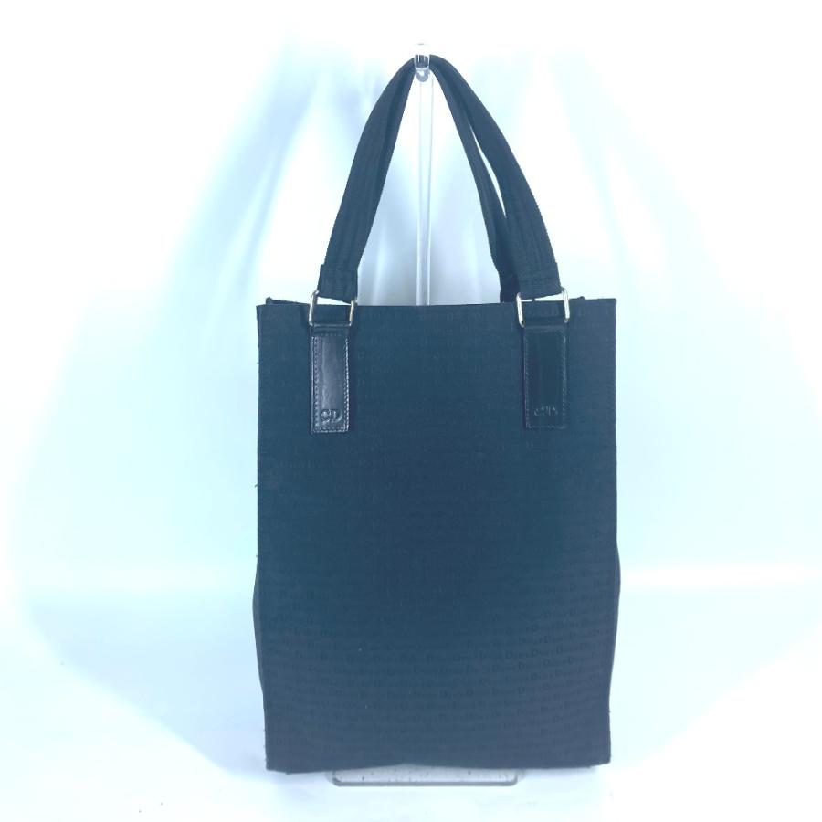 Dior ディオール 縦型 総ロゴ カバン ショルダーバッグ カバン トートバッグ ブラック レディース【中古】 |  | 02