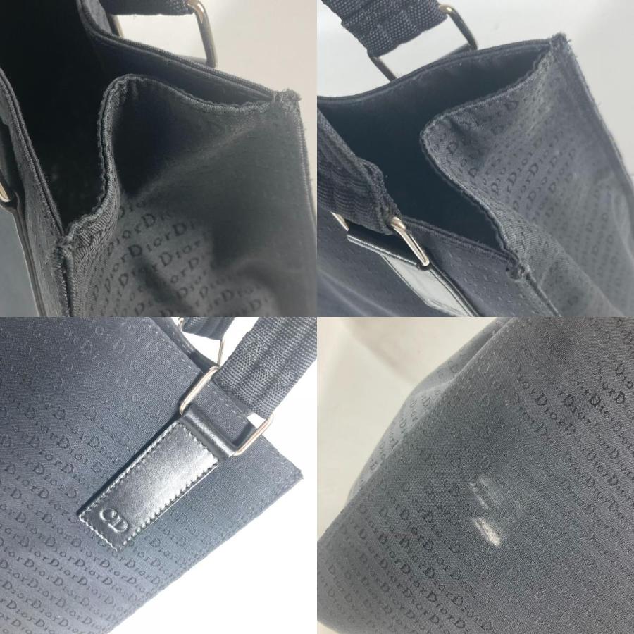 Dior ディオール 縦型 総ロゴ カバン ショルダーバッグ カバン トートバッグ ブラック レディース【中古】 |  | 08
