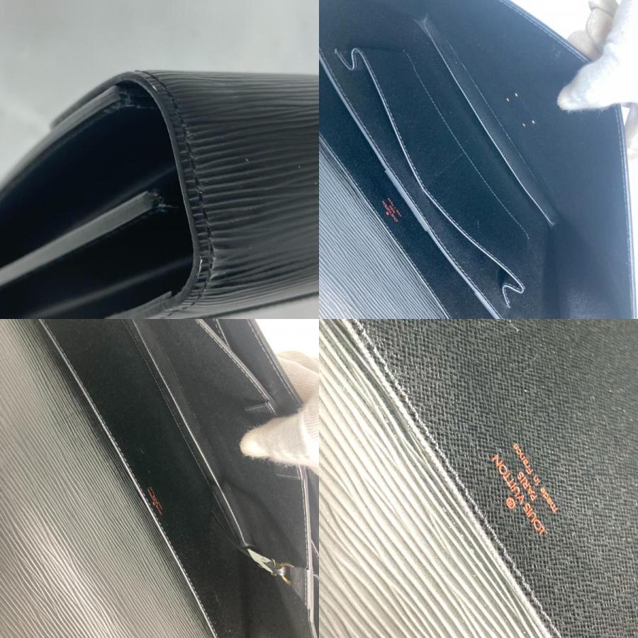 LOUIS VUITTON ルイヴィトン M54412 セルヴィエット アンバサダー 書類カバン ハンドバッグ カバン エピ ビジネスバッグ ノワール 【中古】 | LOUIS VUITTON | 09