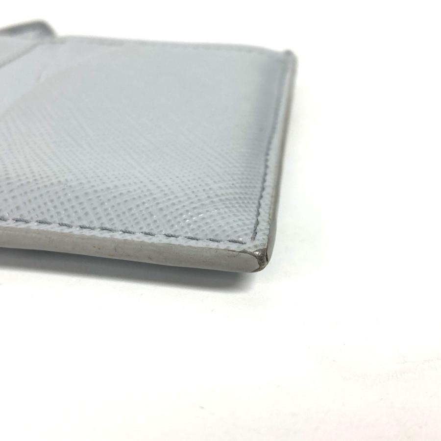 PRADA プラダ ロゴ 財布 小銭入れ コインケース ブルー レディース【中古】 | PRADA | 06