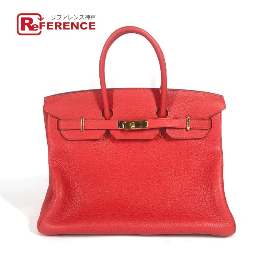 美品 HERMES エルメス バーキン35 カバン トートバッグ ハンドバッグ トマト レッド レディース【中古】 | HERMES
