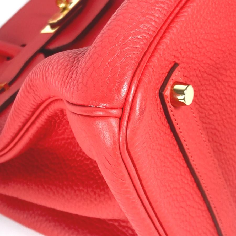 美品 HERMES エルメス バーキン35 カバン トートバッグ ハンドバッグ トマト レッド レディース【中古】 | HERMES | 05
