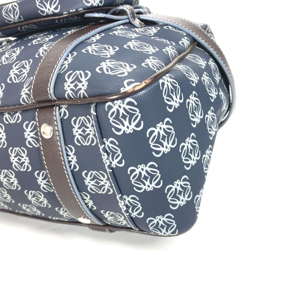 LOEWE ロエベ アナグラム ロゴ ポーチ付き ミニボストンバッグ ハンドバッグ ショルダーバッグ 肩掛け ボストンバッグ【中古】 | LOEWE | 05