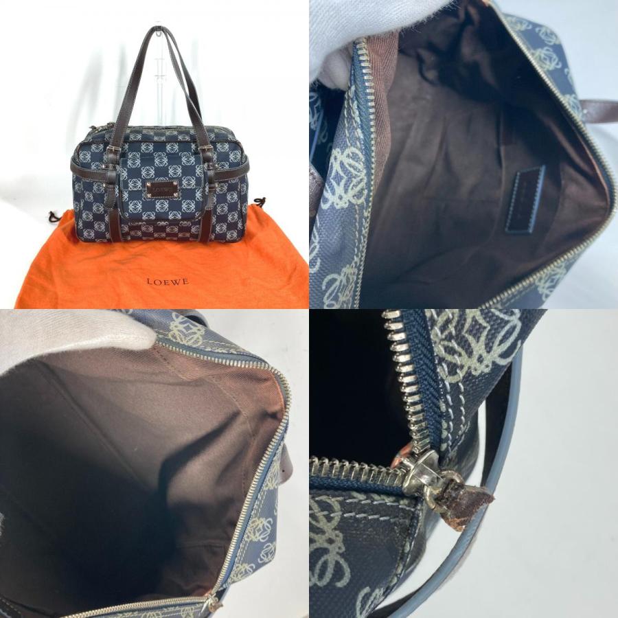 LOEWE アナグラムボストンバッグ LOEWE - 本物 ロエベ LOEWE アナグラム ボストンバッグ トラベル