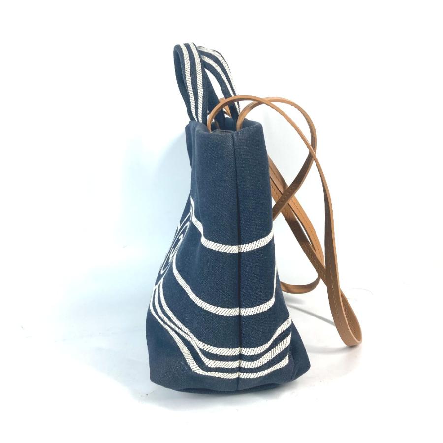 美品 CHANEL シャネル A92240 CC ココマーク 2WAY トートバッグ 肩掛け ハンドバッグ デニム ショルダーバッグ ブルー レディース【中古】 | CHANEL | 02