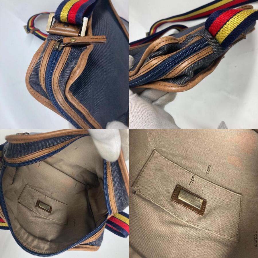 FENDI フェンディ ロゴ 斜め掛け カバン ショルダーバッグ ブルー レディース【中古】 | FENDI | 08