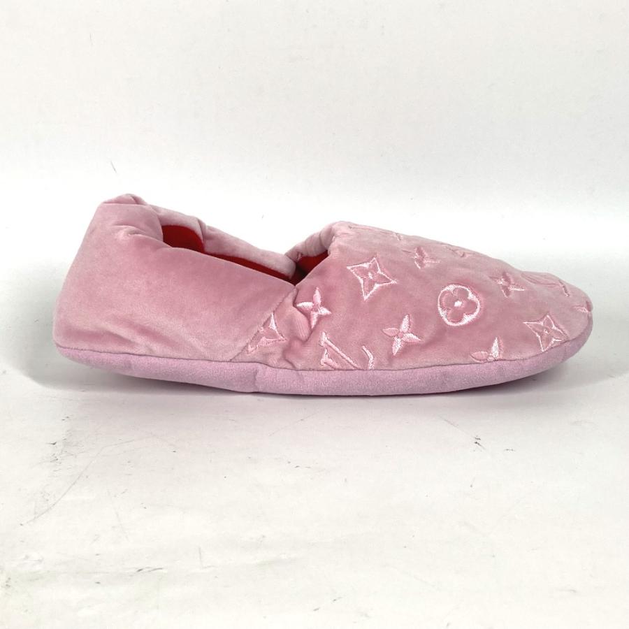 新品同様 LOUIS VUITTON ルイヴィトン ルームシューズ モノグラム 靴 シューズ ドリーミーライン スリッパ ピンク レディース【中古】 | LOUIS VUITTON | 06