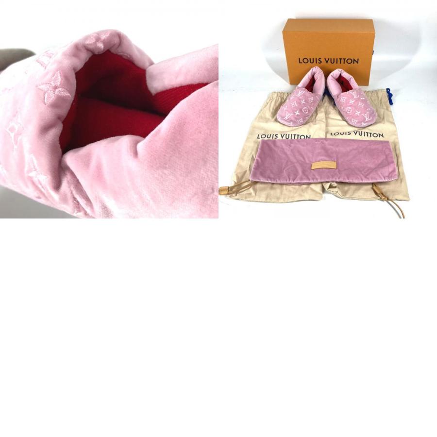 新品同様 LOUIS VUITTON ルイヴィトン ルームシューズ モノグラム 靴 シューズ ドリーミーライン スリッパ ピンク レディース【中古】 | LOUIS VUITTON | 09