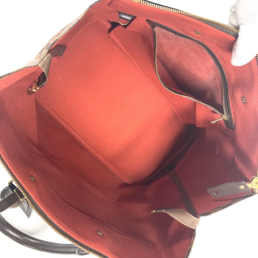 LOUIS VUITTON ルイヴィトン N41165 グリニッジPM ボストンバッグ カバン トートバッグ ダミエ ハンドバッグ エベヌ 【中古】