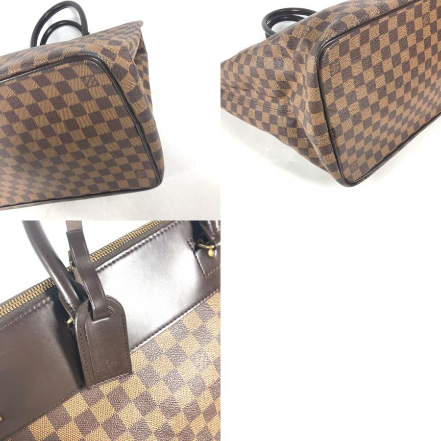 LOUIS VUITTON ルイヴィトン N41165 グリニッジPM ボストンバッグ カバン トートバッグ ダミエ ハンドバッグ エベヌ 【中古】