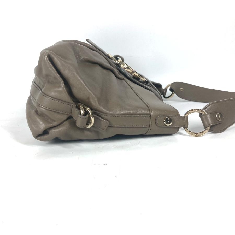 BVLGARI ブルガリ ブルガリブルガリ ロゴ カバン 肩掛け ショルダーバッグ グレー レディース【中古】 | BVLGARI | 03