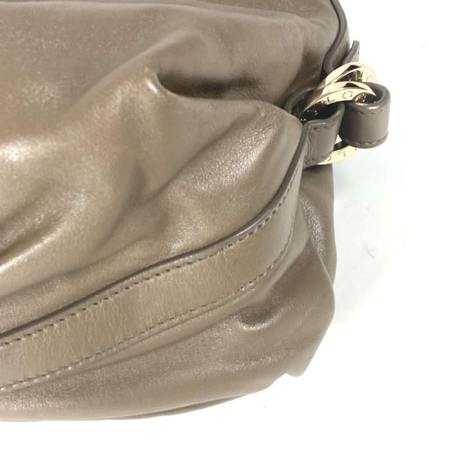 BVLGARI ブルガリ ブルガリブルガリ ロゴ カバン 肩掛け ショルダーバッグ グレー レディース【中古】 | BVLGARI | 06