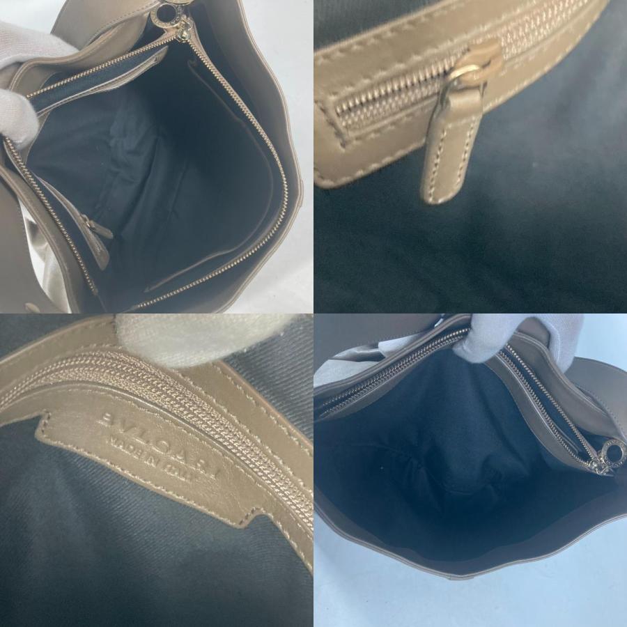 BVLGARI ブルガリ ブルガリブルガリ ロゴ カバン 肩掛け ショルダーバッグ グレー レディース【中古】 | BVLGARI | 08