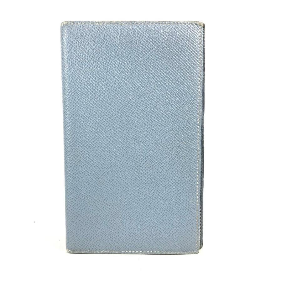 HERMES エルメス アジェンダ ヴィジョン システム手帳 ステーショナリー 手帳カバー ブルー レディース【中古】の画像