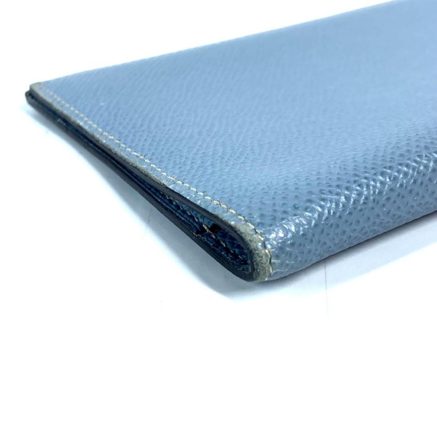 HERMES エルメス アジェンダ ヴィジョン システム手帳 ステーショナリー 手帳カバー ブルー レディース【中古】の画像