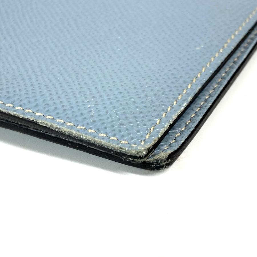 HERMES エルメス アジェンダ ヴィジョン システム手帳 ステーショナリー 手帳カバー ブルー レディース【中古】の画像