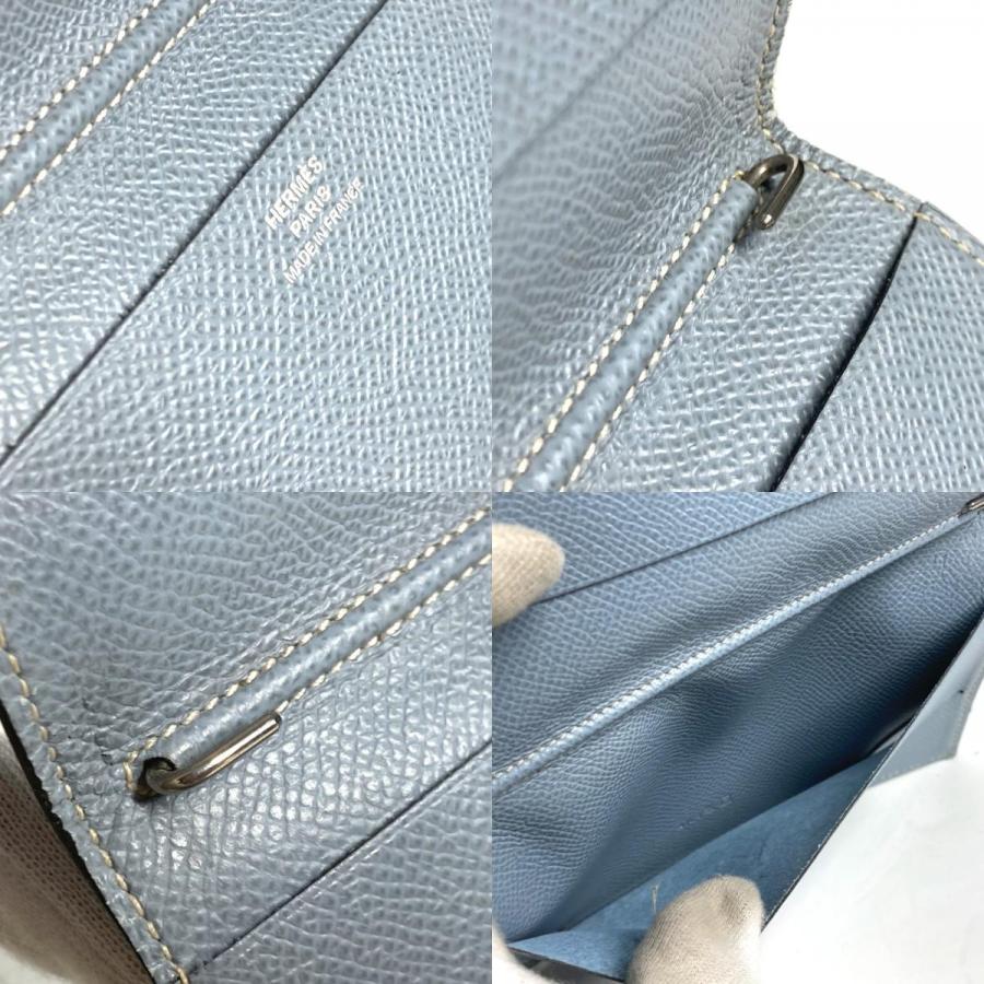 HERMES エルメス アジェンダ ヴィジョン システム手帳 ステーショナリー 手帳カバー ブルー レディース【中古】の画像