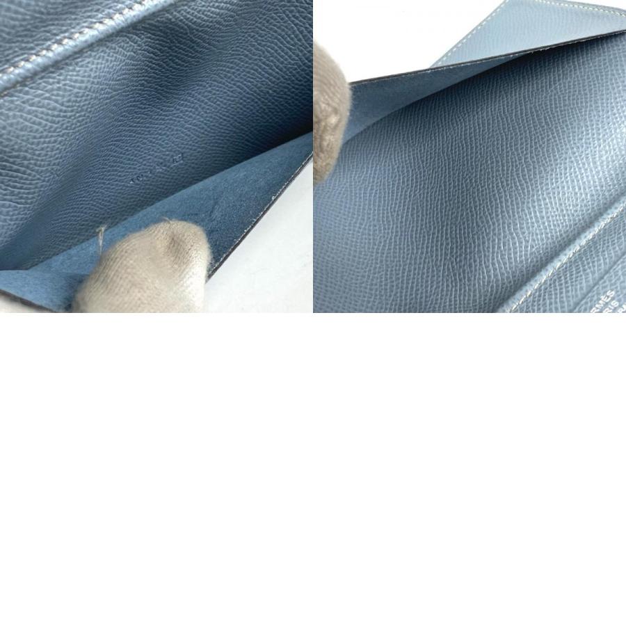 HERMES エルメス アジェンダ ヴィジョン システム手帳 ステーショナリー 手帳カバー ブルー レディース【中古】の画像