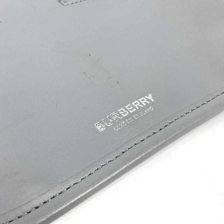 BURBERRY バーバリー ロゴ カバン ベルトバッグ クロス ボディバッグ グレー ユニセックス【中古】 | BURBERRY | 04