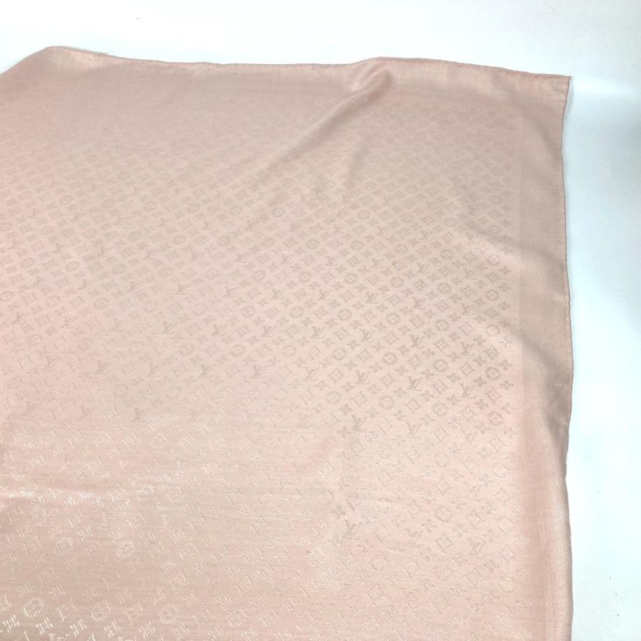LOUIS VUITTON ルイヴィトン M77370 ショール・エバーモア 大判 ストール  モノグラム ショール ローズプードル ピンク レディース【中古】 | LOUIS VUITTON | 03