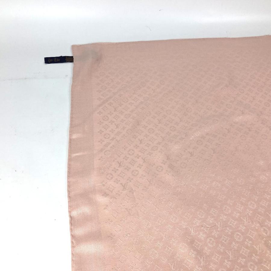 LOUIS VUITTON ルイヴィトン M77370 ショール・エバーモア 大判 ストール  モノグラム ショール ローズプードル ピンク レディース【中古】 | LOUIS VUITTON | 05