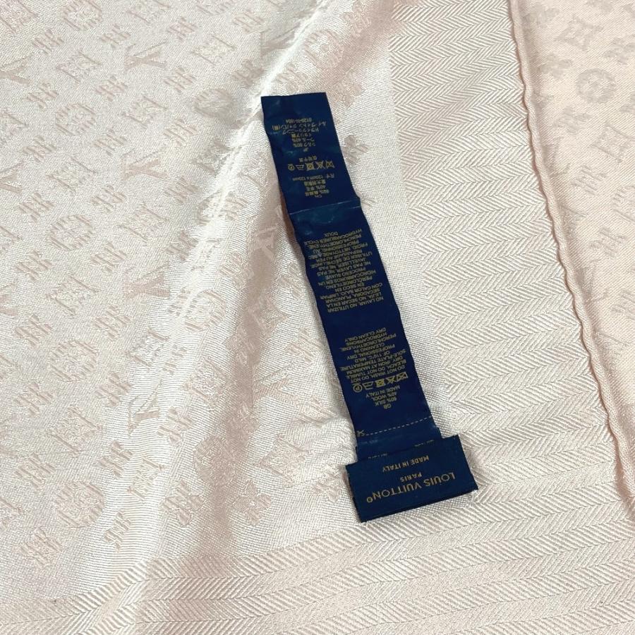 LOUIS VUITTON ルイヴィトン M77370 ショール・エバーモア 大判 ストール  モノグラム ショール ローズプードル ピンク レディース【中古】 | LOUIS VUITTON | 06