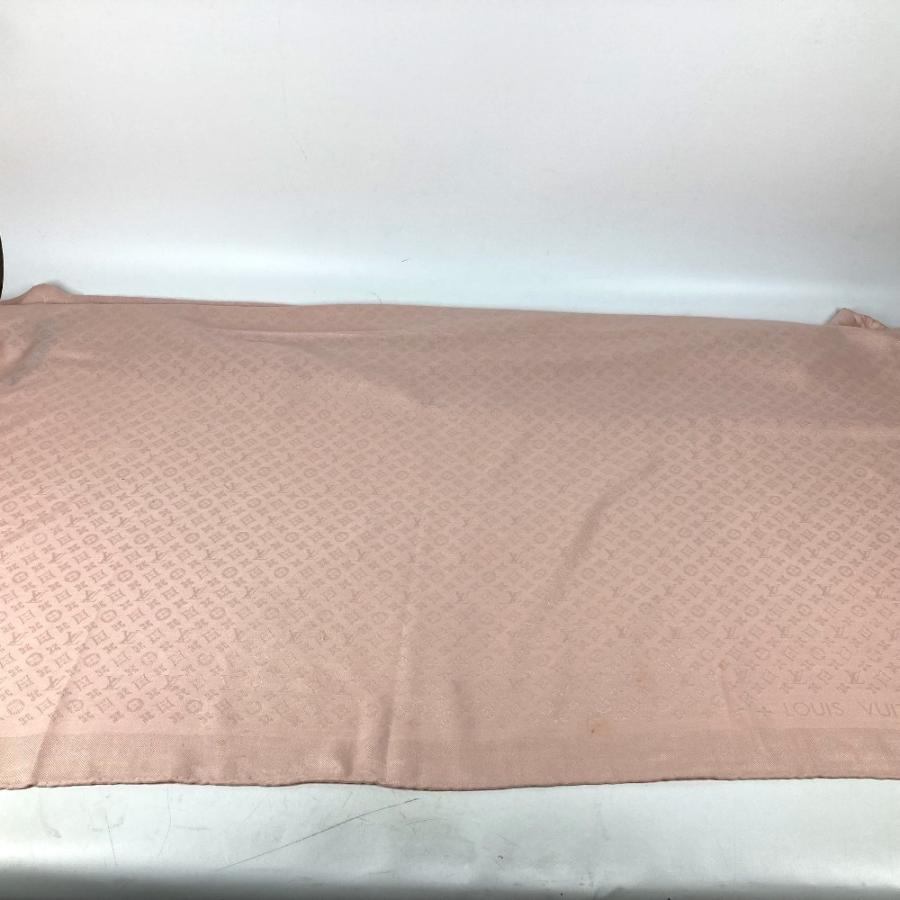 LOUIS VUITTON ルイヴィトン M77370 ショール・エバーモア 大判 ストール  モノグラム ショール ローズプードル ピンク レディース【中古】 | LOUIS VUITTON | 08