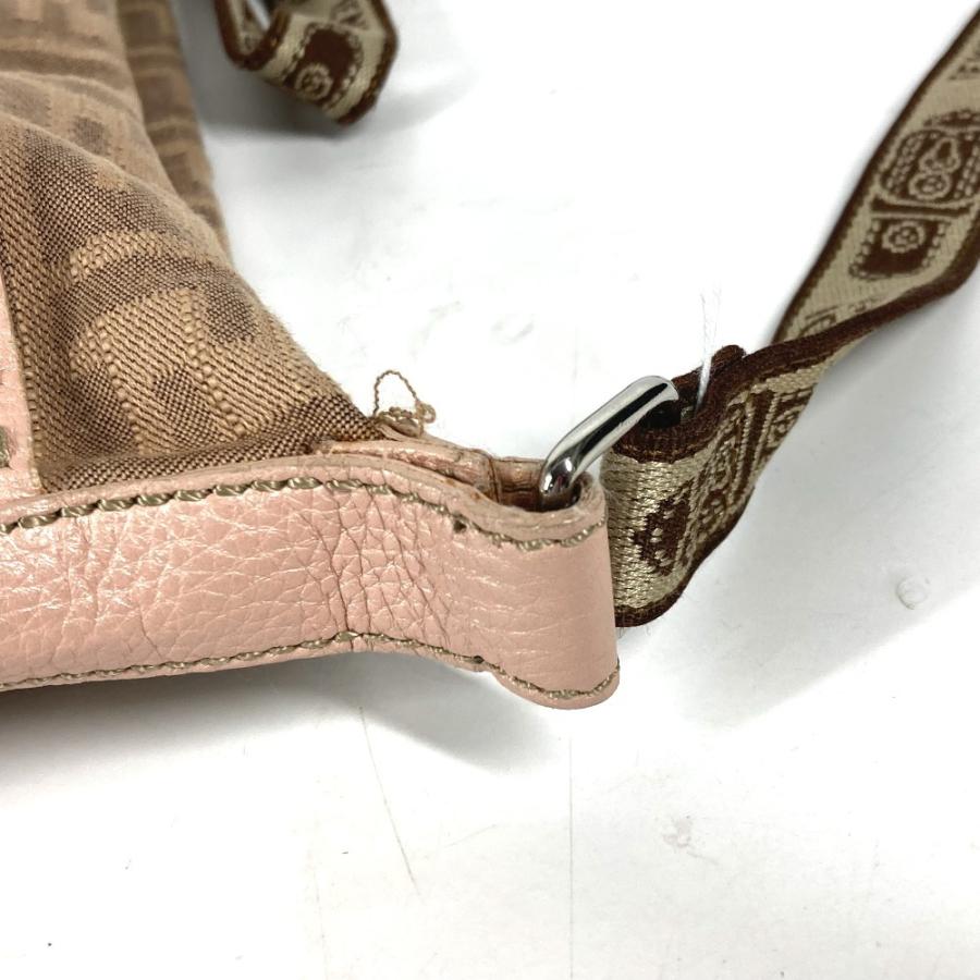 FENDI フェンディ セレリア ロゴ ズッカ カバン 斜め掛け