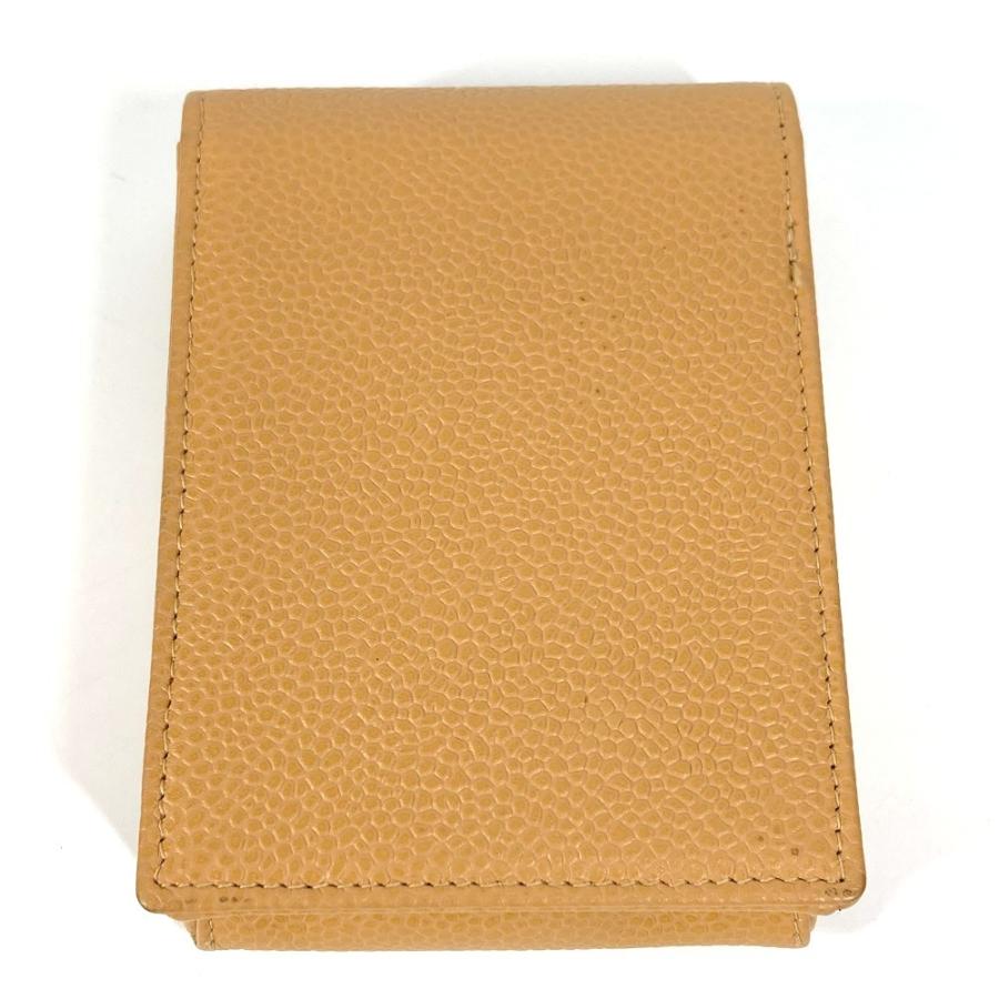 CHANEL シャネル A13511 CC ココマーク ロゴ タバコケース ポーチ シガレットケース ベージュ ユニセックス【中古】 | CHANEL | 01