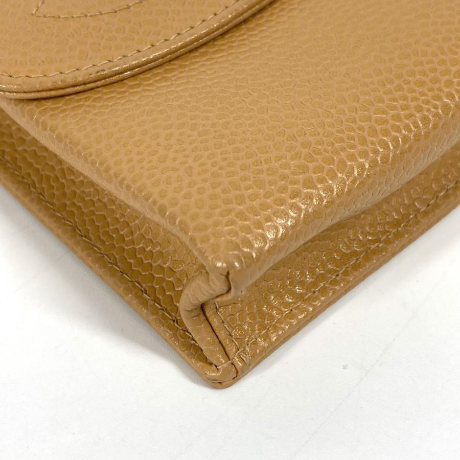 CHANEL シャネル A13511 CC ココマーク ロゴ タバコケース ポーチ シガレットケース ベージュ ユニセックス【中古】 | CHANEL | 05