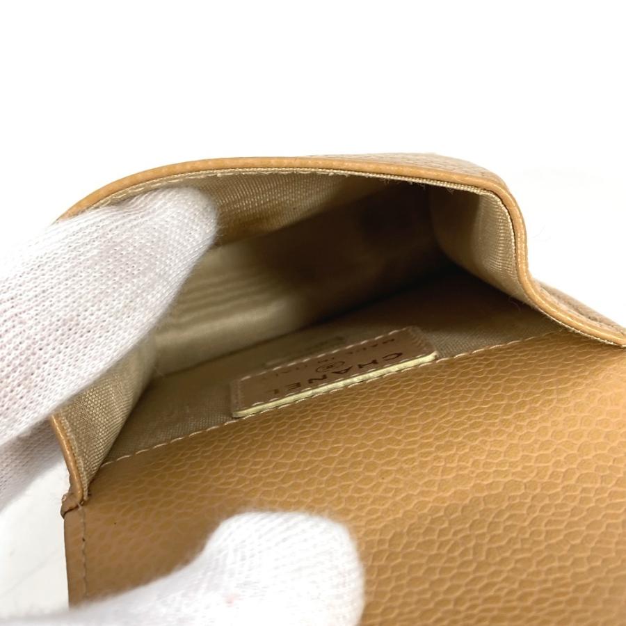 CHANEL シャネル A13511 CC ココマーク ロゴ タバコケース ポーチ シガレットケース ベージュ ユニセックス【中古】 | CHANEL | 07