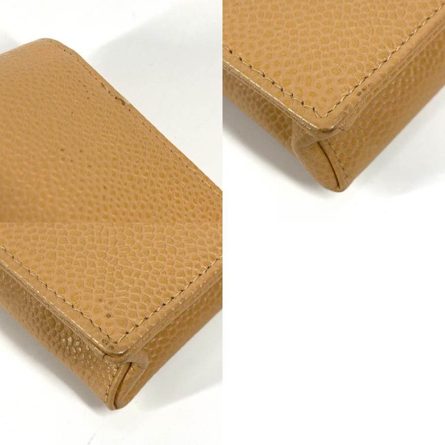 CHANEL シャネル A13511 CC ココマーク ロゴ タバコケース ポーチ シガレットケース ベージュ ユニセックス【中古】 | CHANEL | 09