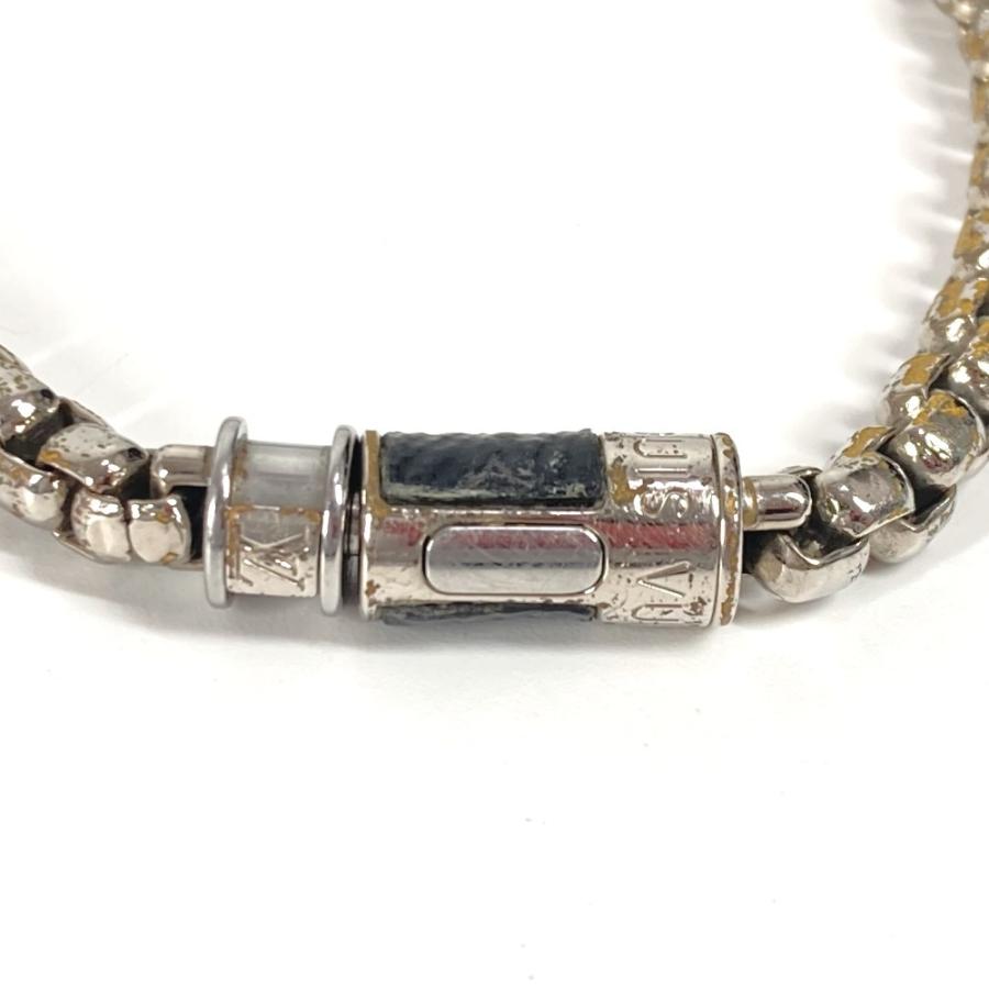 LOUIS VUITTON ルイヴィトン M63107 ブレスレットチェーン アクセサリー バングル モノグラムエクリプス ブレスレット ブラック【中古】 | LOUIS VUITTON | 02