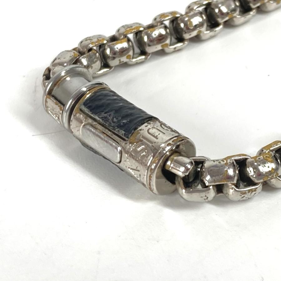 LOUIS VUITTON ルイヴィトン M63107 ブレスレットチェーン アクセサリー バングル モノグラムエクリプス ブレスレット ブラック【中古】 | LOUIS VUITTON | 03