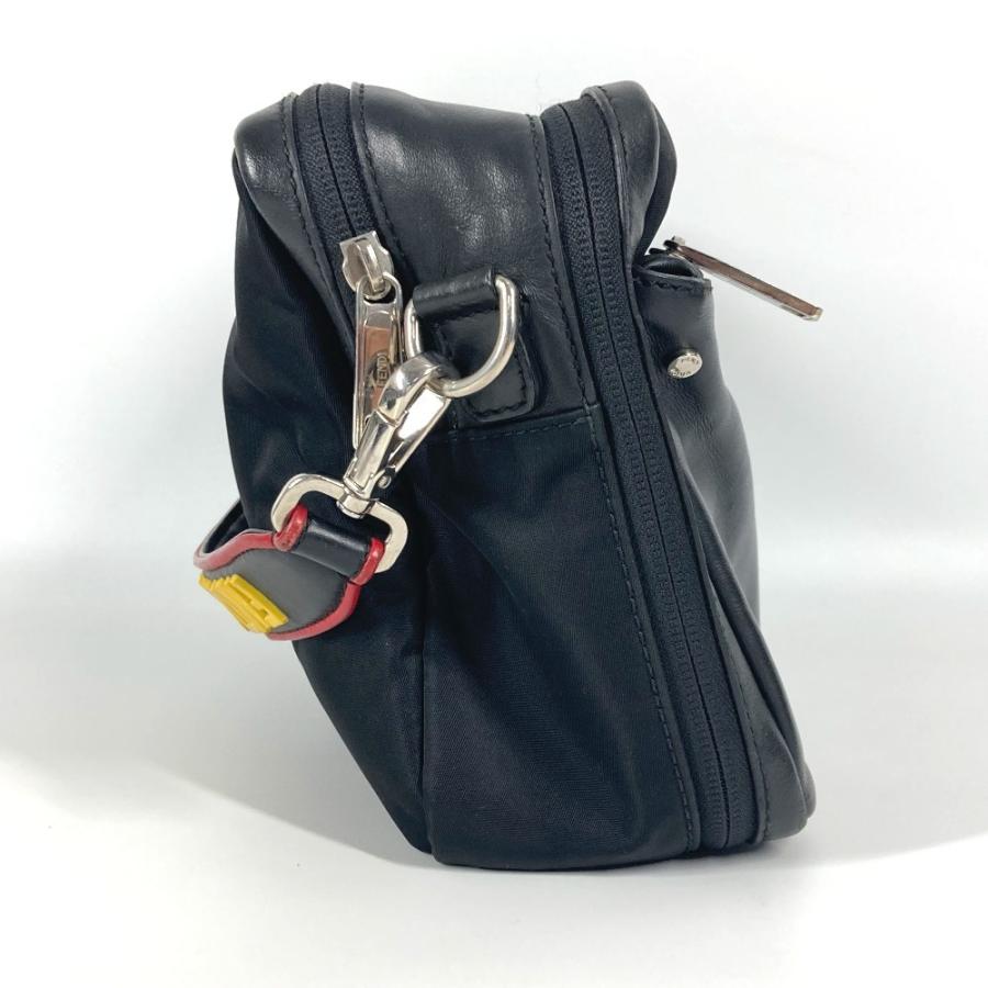 FENDI フェンディ ンスターアイ ロゴ FANTASTIC  肩掛け カバン ショルダーバッグ ハンドバッグ ブラック レディース【中古】 | FENDI | 04