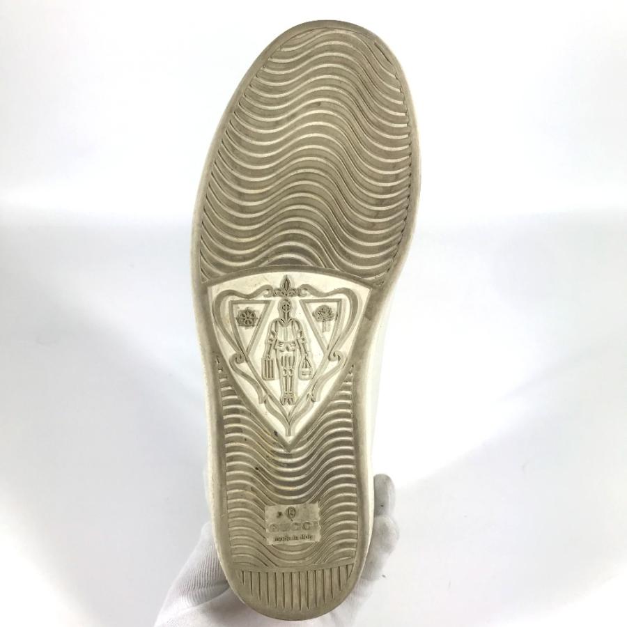 GUCCI グッチ 598527  ロゴ バイカラー 靴 シューズ ローカット インターロッキングG  Ace スニーカー ホワイト レディース【中古】 | GUCCI | 05