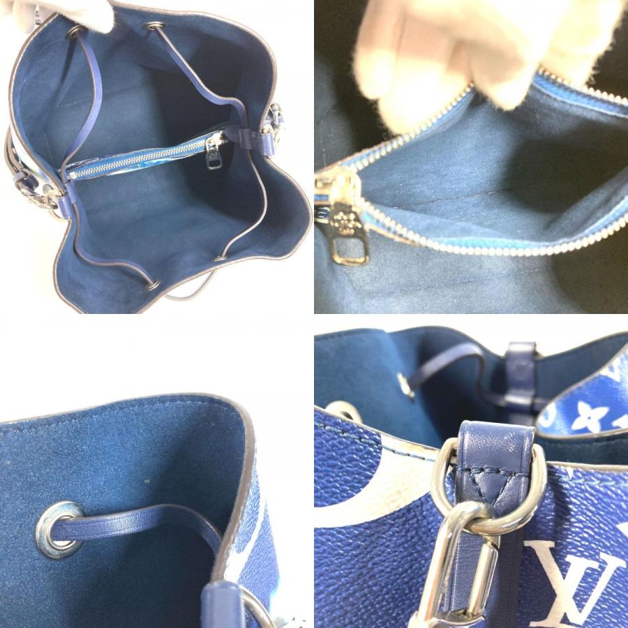 LOUIS VUITTON ルイヴィトン M45126 ネオノエ カバン 巾着バッグ 肩掛け LVエスカル  ショルダーバッグ ブルー ユニセックス【中古】 | LOUIS VUITTON | 09