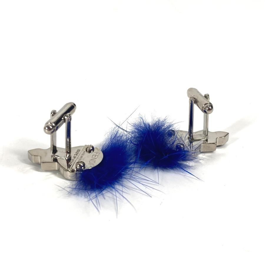 FENDI フェンディ カールラガーフェルド アクセサリー  カフス ブルー メンズ【中古】 | FENDI | 05