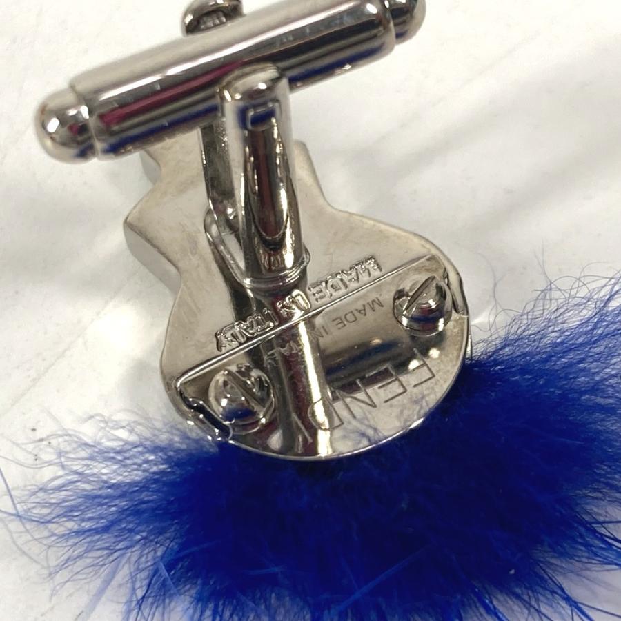 FENDI フェンディ カールラガーフェルド アクセサリー  カフス ブルー メンズ【中古】 | FENDI | 06