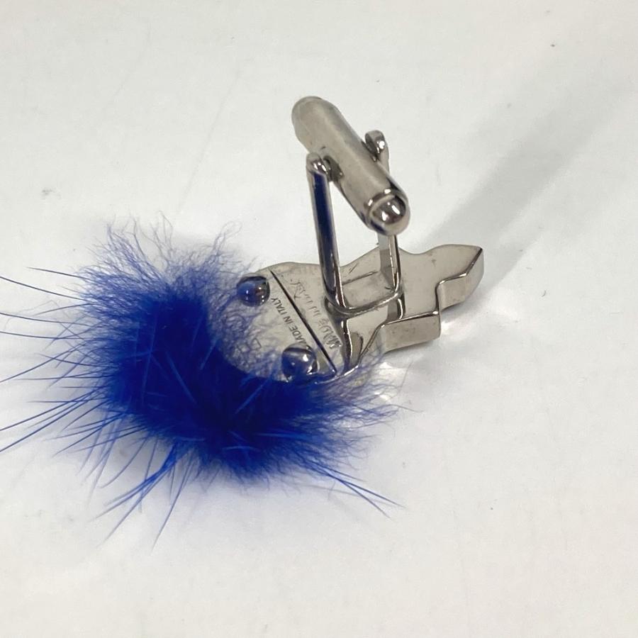 FENDI フェンディ カールラガーフェルド アクセサリー  カフス ブルー メンズ【中古】 | FENDI | 07
