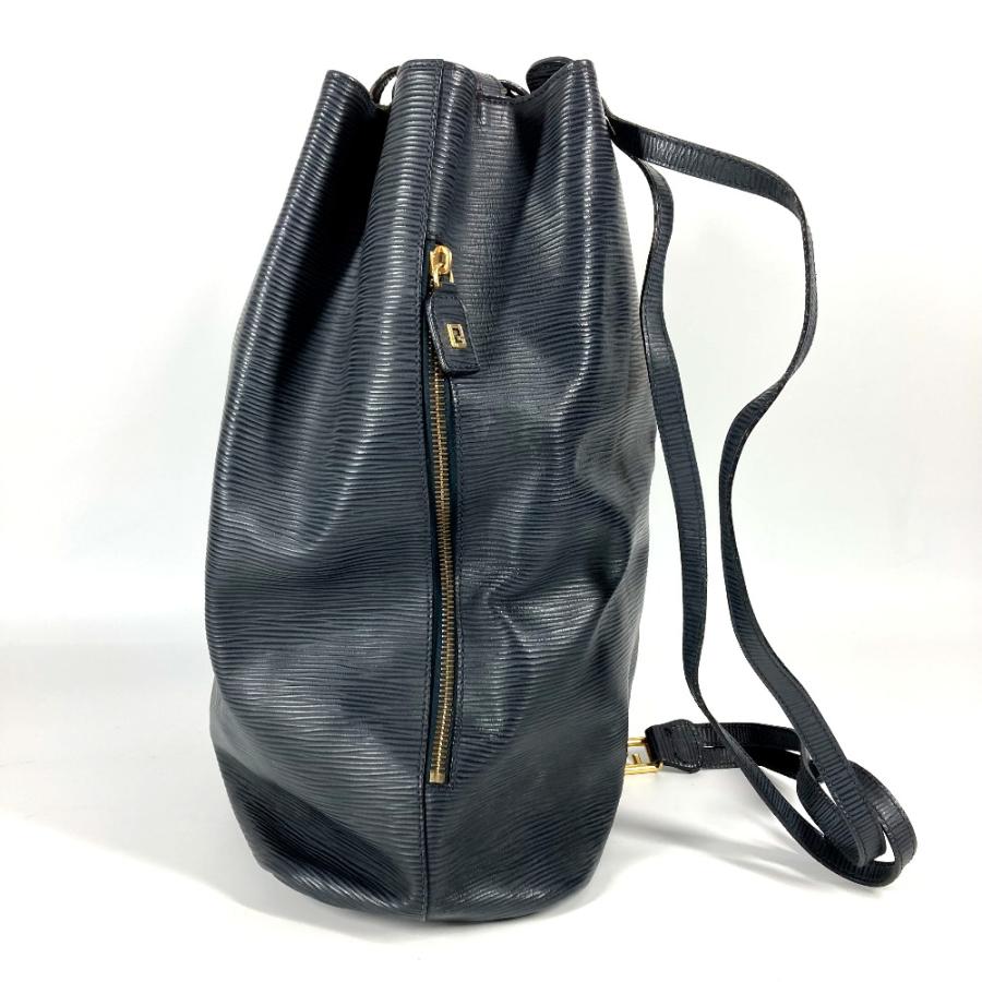 FENDI フェンディ FFロゴ 巾着 カバン 肩掛け バケツ型 ヴィンテージ ショルダーバッグ ネイビー ユニセックス【中古】 | FENDI | 02